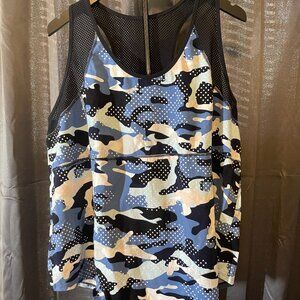 Rainbow Curves Women's Workout Racerback Tank Size 22W-24W